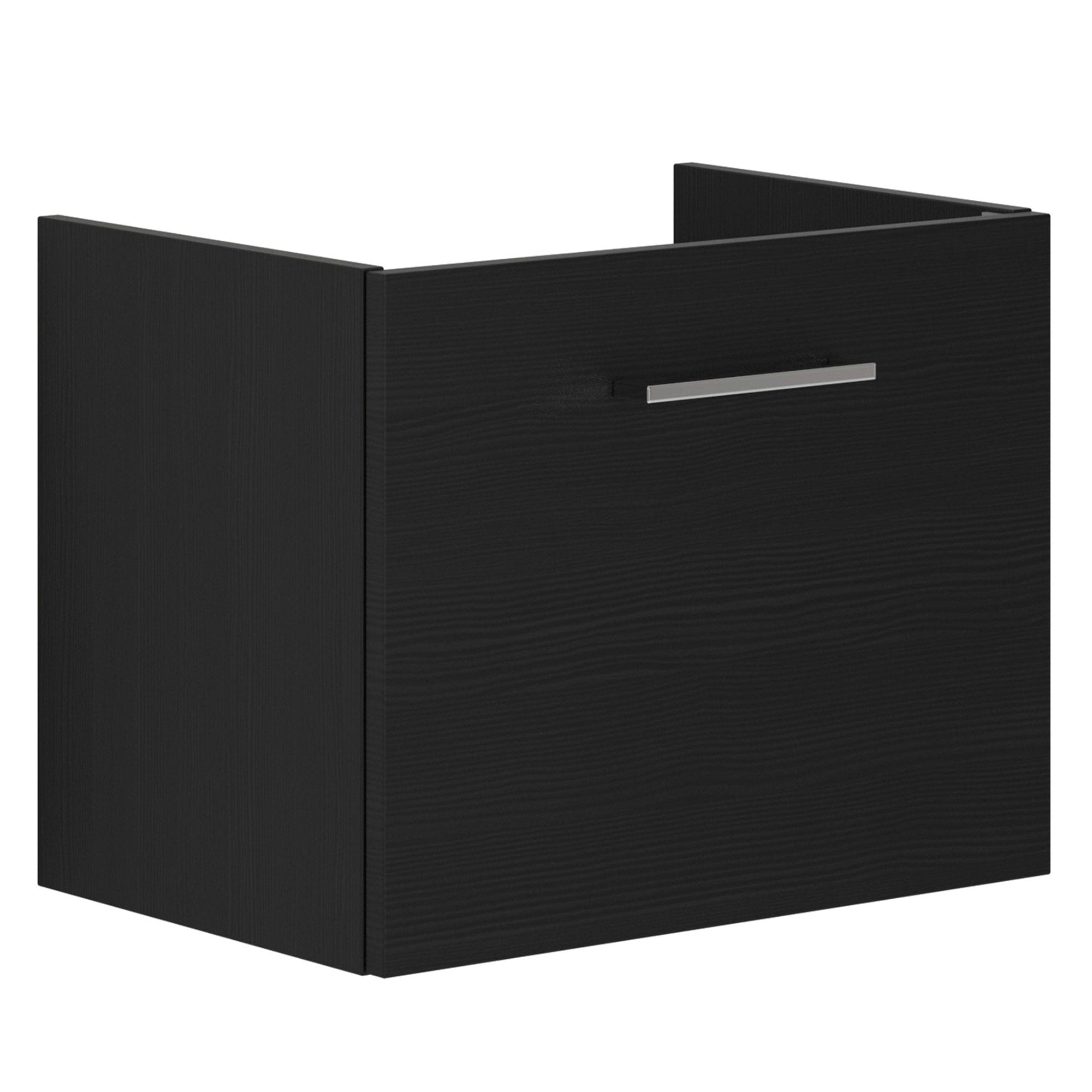 Dansani Mido+ Slim Servantskap 1 Skuff B50-80xD35cm uten servant Svart struktur / 50cm Dansani Servantskap DA-P21-1029