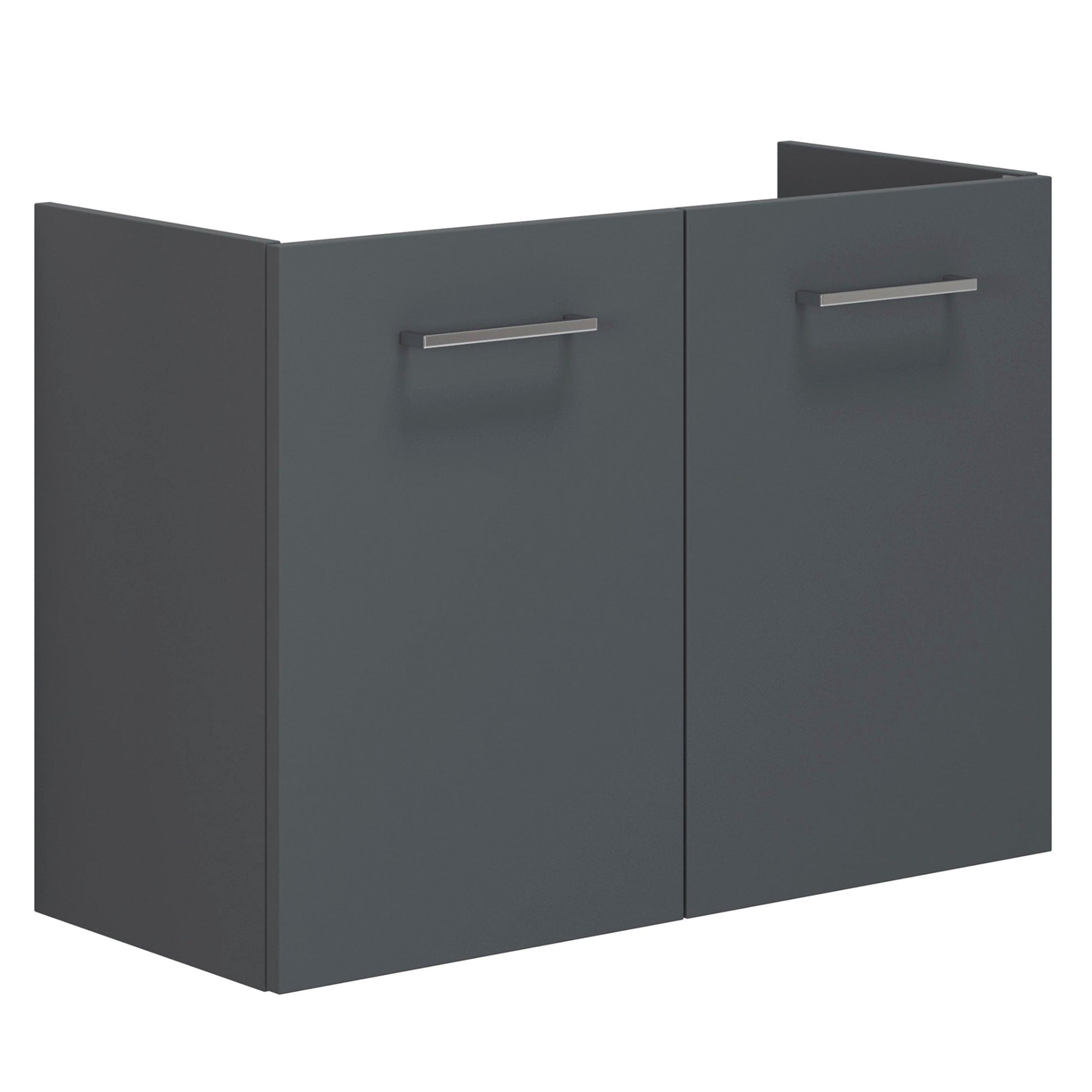 Dansani Mido+ Slim Servantskap 2 dører B60-80x35cm uten servant Grå matt / 80cm Dansani Servantskap DA-P03-1003