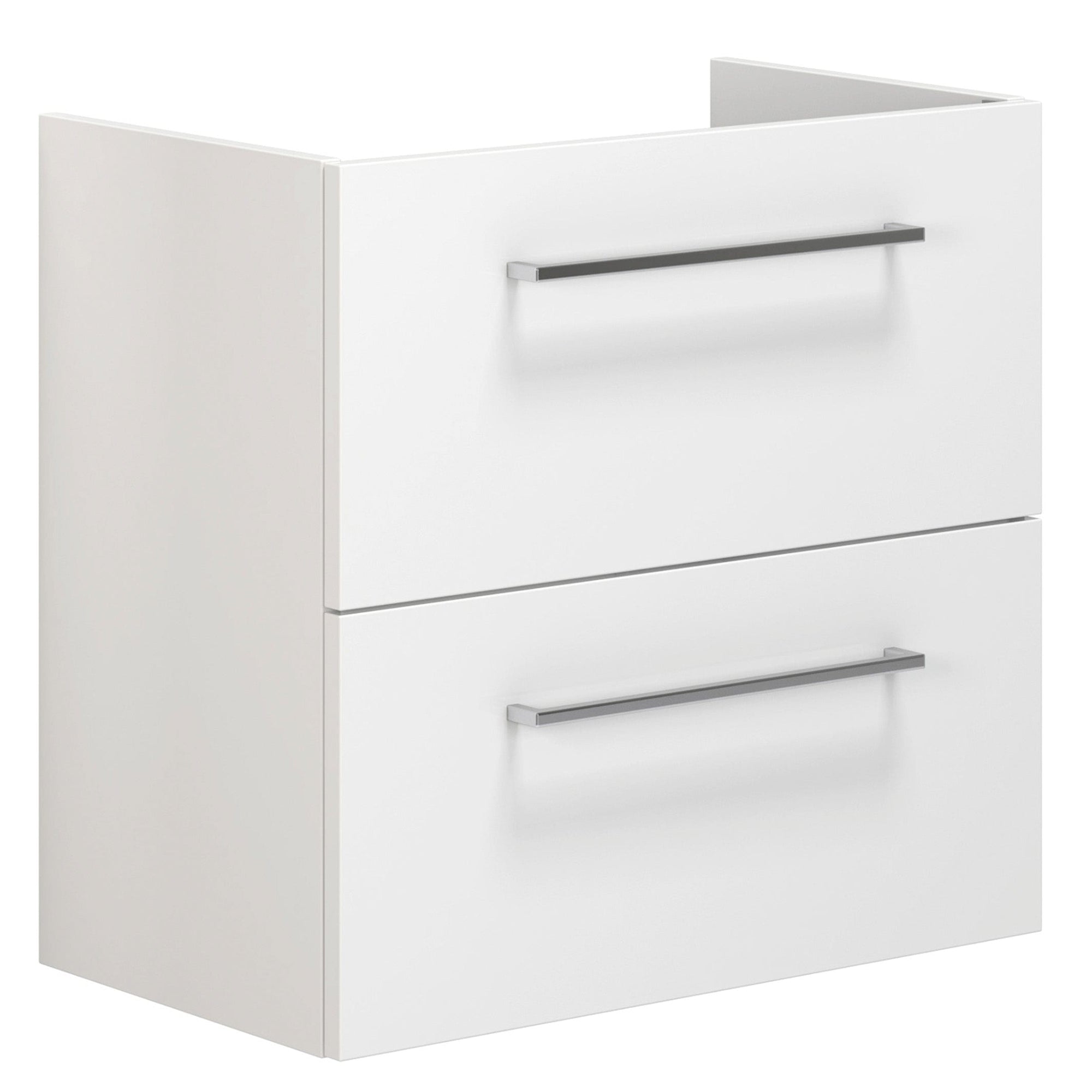 Dansani Mido+ Slim Servantskap 2 Skuffer B50-80xD35cm uten servant Hvit matt / 60cm / Vegg Dansani Servantskap DA-P05-1010