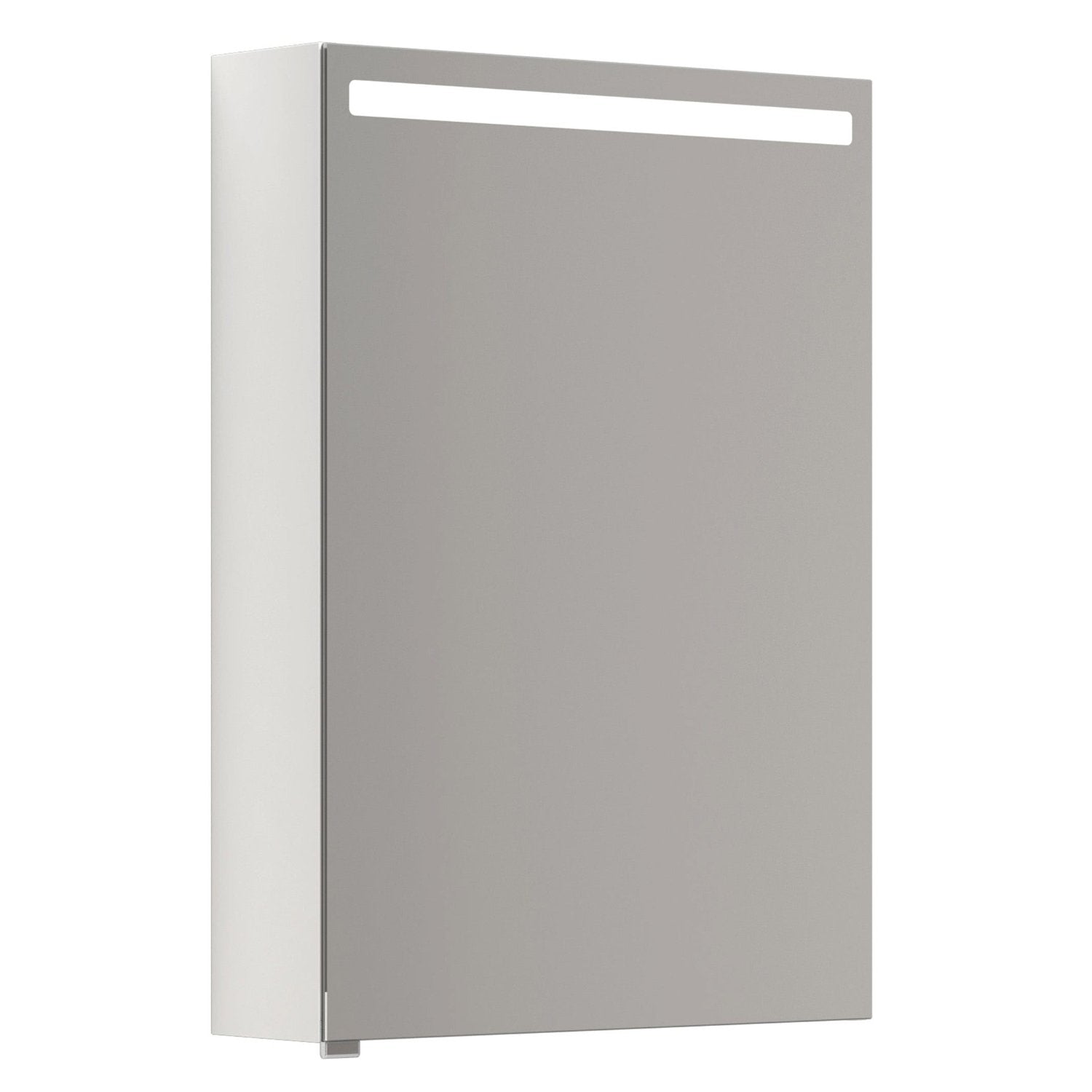 Dansani Mido+ Top Speilskap LED B50-80xH70,4cm Hvit høyglans / 50cm Dansani Speilskap DA-S515-112