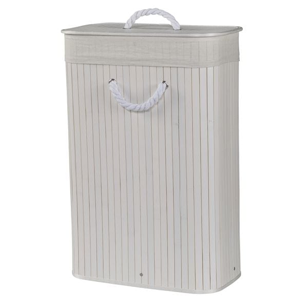 Duschy Bamboo Skittentøyskurv Hvit Duschy Skittentøyskurv CO-D603001