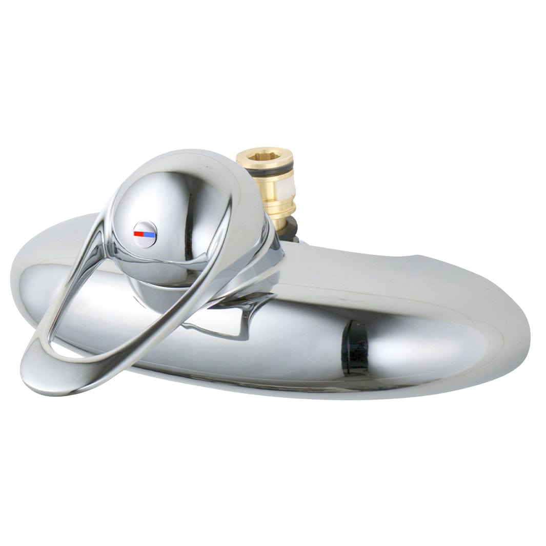 FM Mattsson 9000E Vaskeromsarmatur Krom - uten tut Nei FM Mattsson Blandebatteri vaskerom FM-4300954