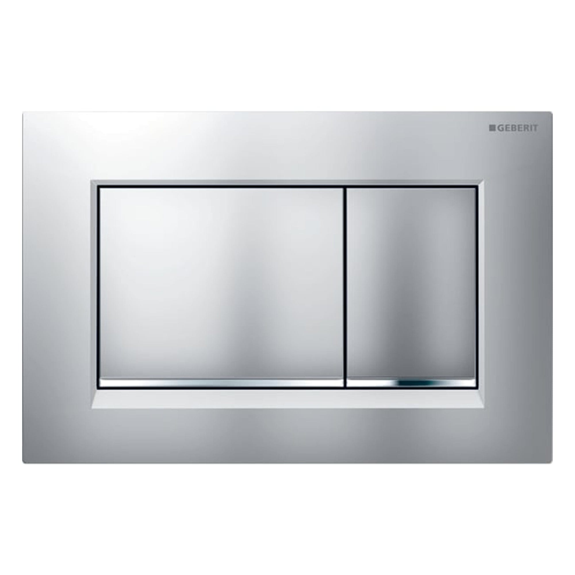 Geberit Sigma 30 Betjeningsplate Matt krom (Easy Clean) Geberit Betjeningsplate og trykknapper GE-6166602