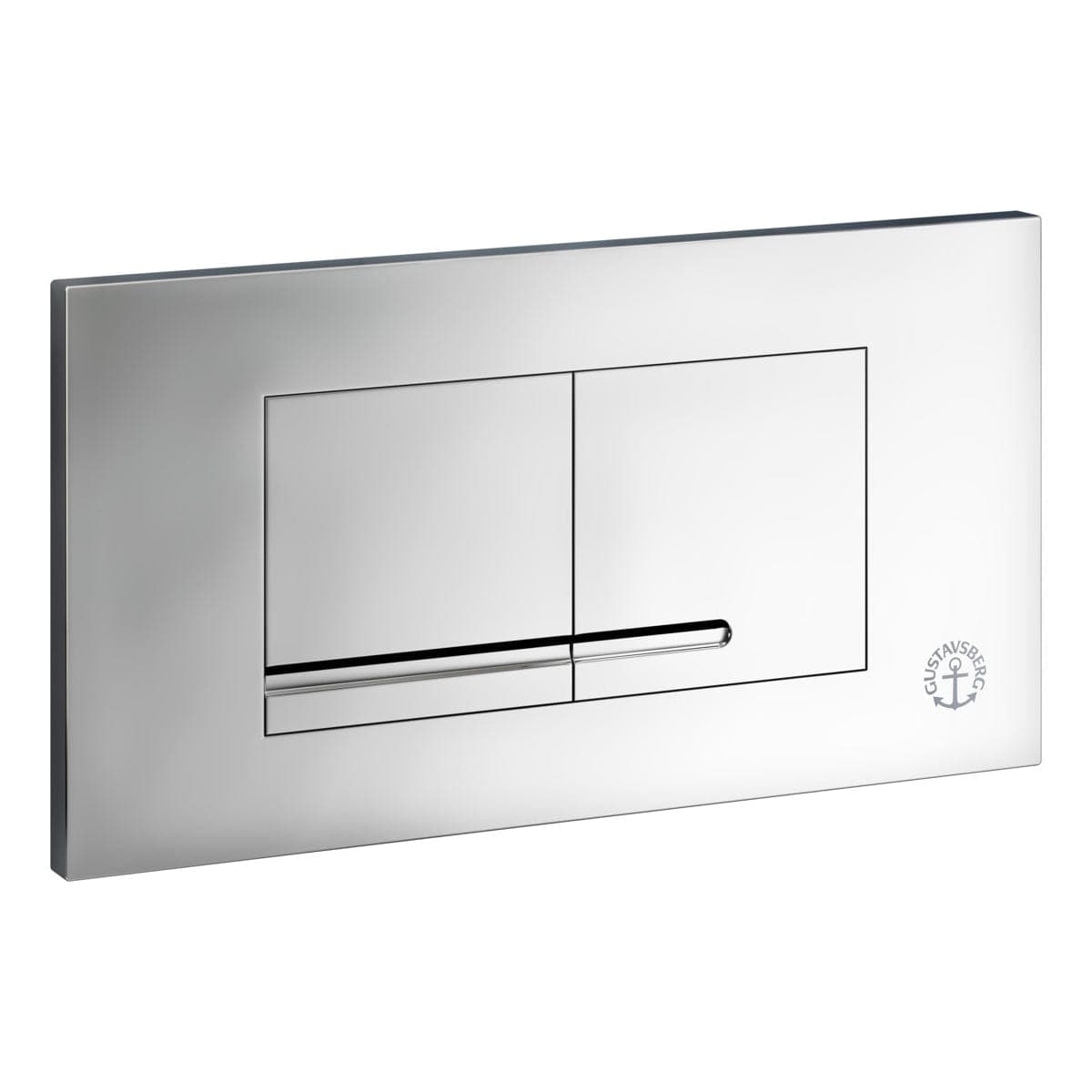 Gustavsberg Betjeningsplate XT Plast - Triomont Krom Gustavsberg Betjeningsplate og trykknapper VIL-6025656