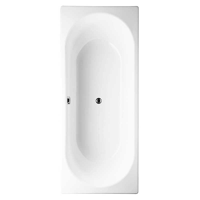 Gustavsberg Duo Round Badekar 160-170 160cm Gustavsberg Firkantet badekar VIL-6030251