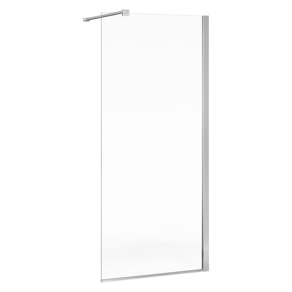 Gustavsberg Fast Dusjvegg SRWL Vendbar Krom / 80cm / Klart glass Gustavsberg Dusjvegg VIL-6301509