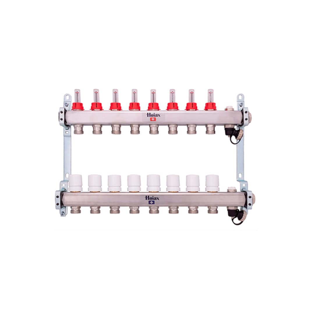 Høiax Gulvvarmefordeler RF 2-12 kurser 8 kurser Høiax Gulvvarmefordeler HO-8377835