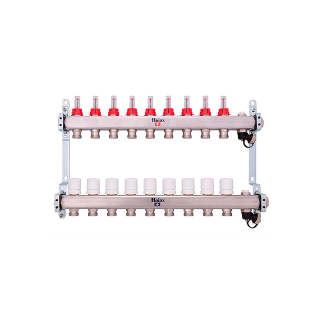 Høiax Gulvvarmefordeler RF 2-12 kurser 9 kurser Høiax Gulvvarmefordeler HO-8377836