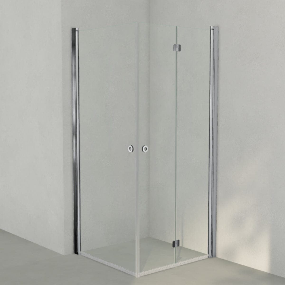 INR Dusjhjørne LINC 66 Flex Måltilpasset Krom / Måltilpasset - høyre / Klart glass INR Iconic Nordic Rooms Dusjhjørne INR-566202300