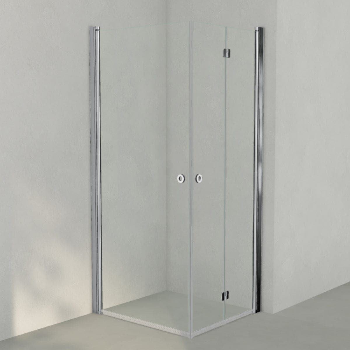 INR Dusjhjørne LINC 66 Flex Original Krom / 90x80cm / Høyre hengslet INR Iconic Nordic Rooms Dusjhjørne INR-566202398