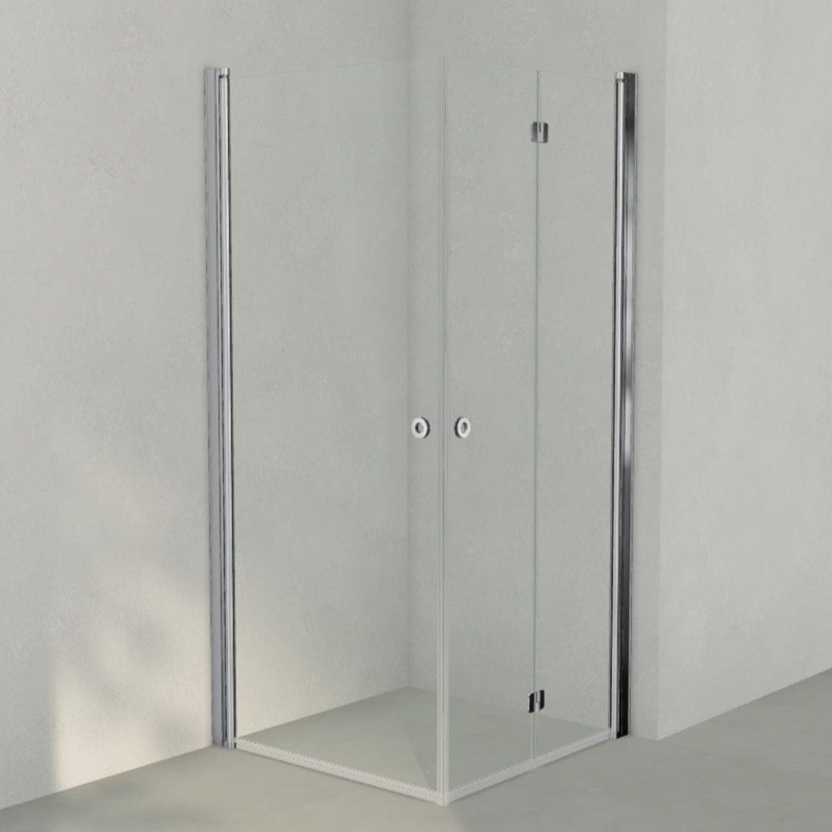 INR Dusjhjørne LINC 66 Flex Original Krom / 90x90cm / Høyre hengslet INR Iconic Nordic Rooms Dusjhjørne INR-566202399