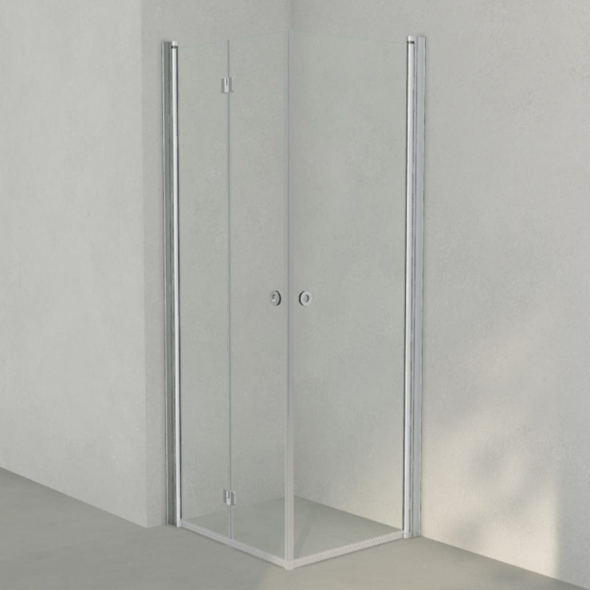 INR Dusjhjørne LINC 66 Flex Original Matt aluminium / 70x80cm / Venstre hengslet INR Iconic Nordic Rooms Dusjhjørne INR-566102978