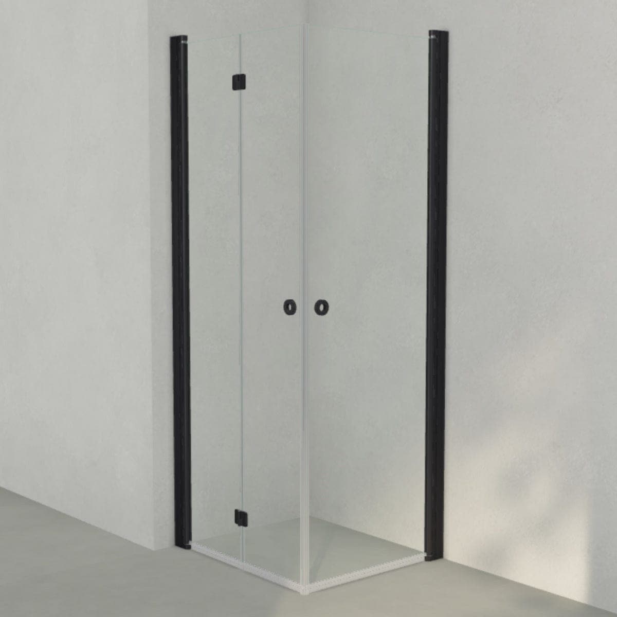 INR Dusjhjørne LINC 66 Flex Original Svart matt / 70x80cm / Høyre hengslet INR Iconic Nordic Rooms Dusjhjørne INR-566202178