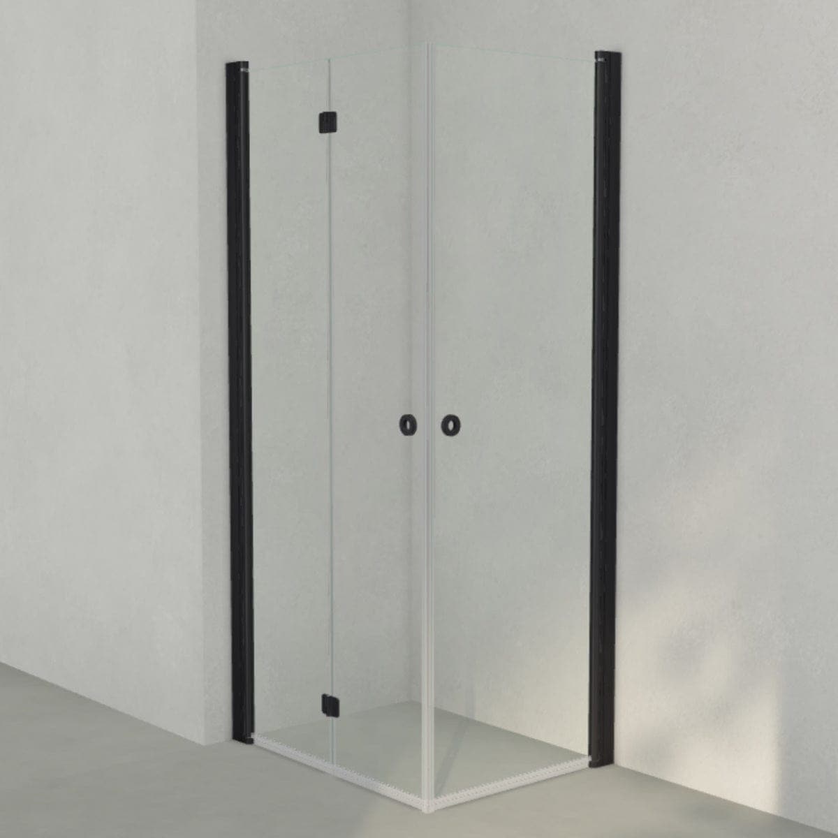 INR Dusjhjørne LINC 66 Flex Original Svart matt / 70x90cm / Høyre hengslet INR Iconic Nordic Rooms Dusjhjørne INR-566202179