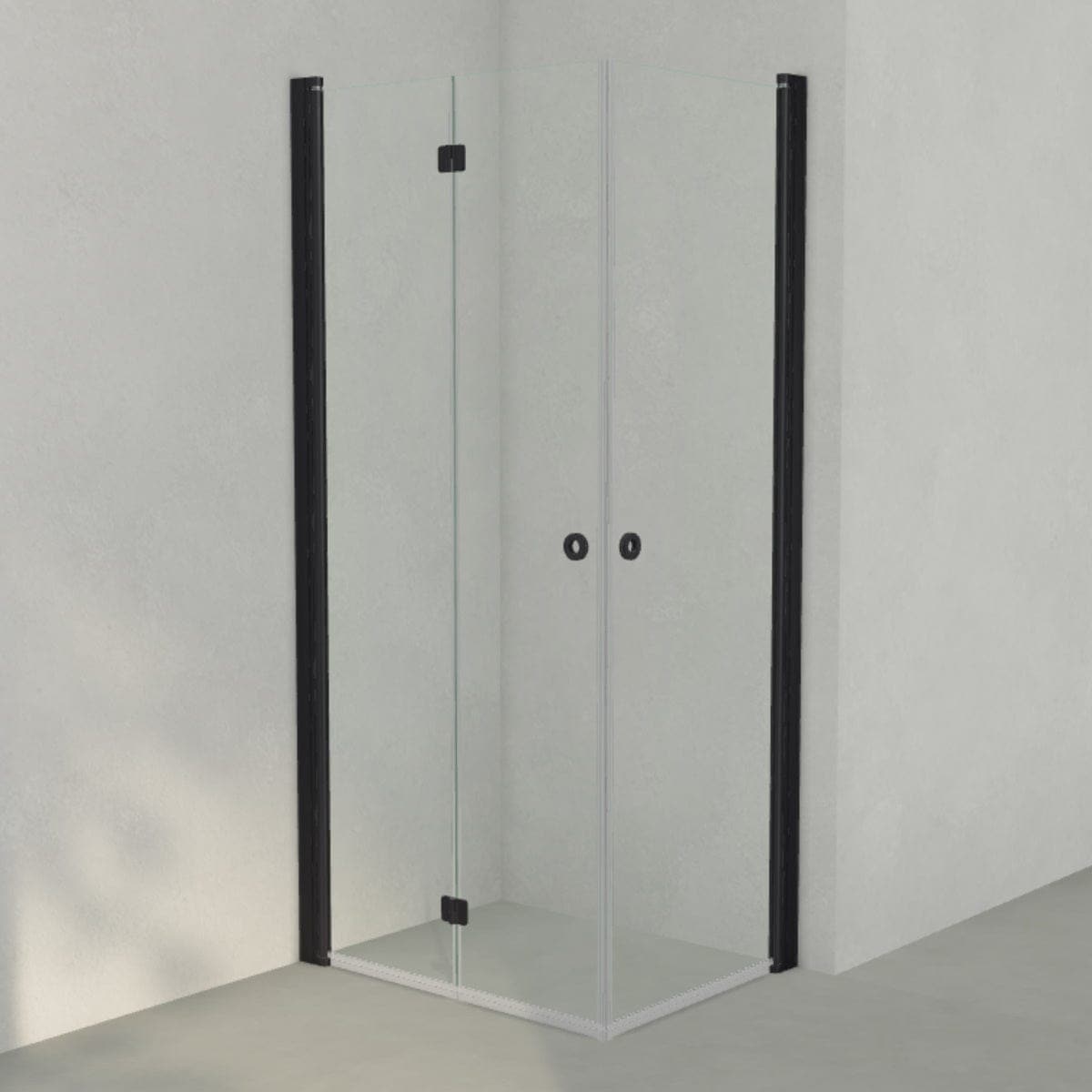 INR Dusjhjørne LINC 66 Flex Original Svart matt / 90x70cm / Høyre hengslet INR Iconic Nordic Rooms Dusjhjørne INR-566202197