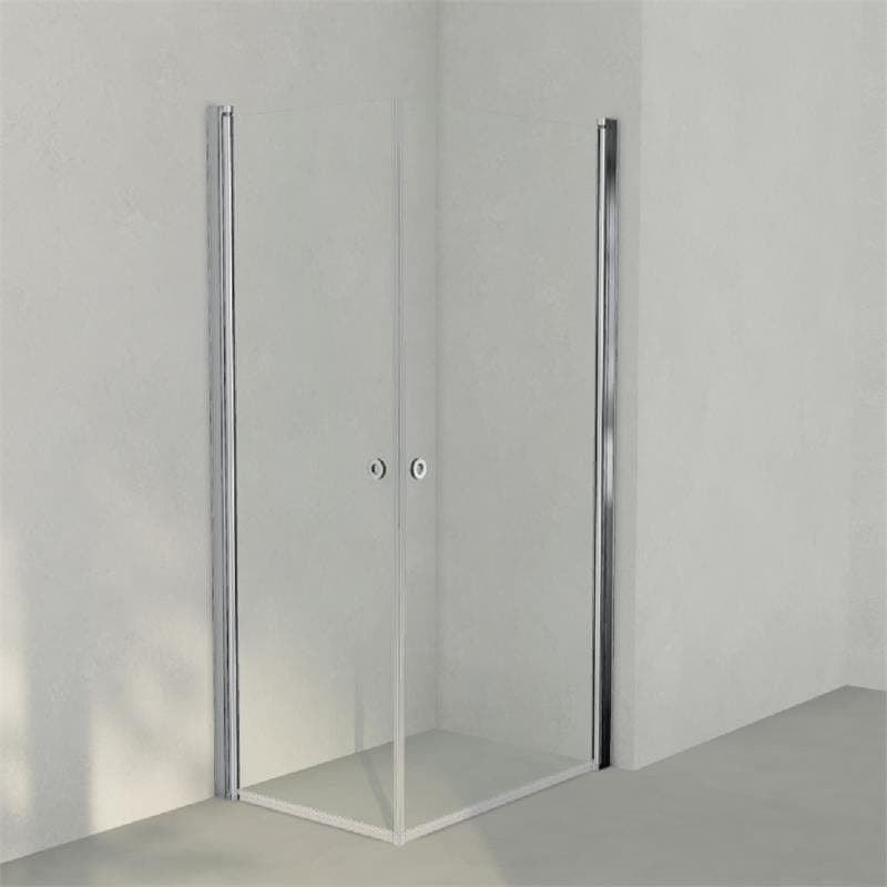 INR Dusjhjørne LINC ANGEL Klart Glass Krom / 70x100cm / Klart glass INR Iconic Nordic Rooms Dusjhjørne INR-51202371