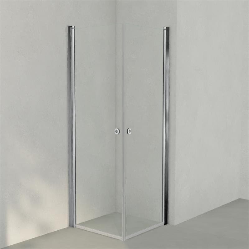 INR Dusjhjørne LINC ANGEL Klart Glass Krom / 70x70cm / Klart glass INR Iconic Nordic Rooms Dusjhjørne INR-51202377