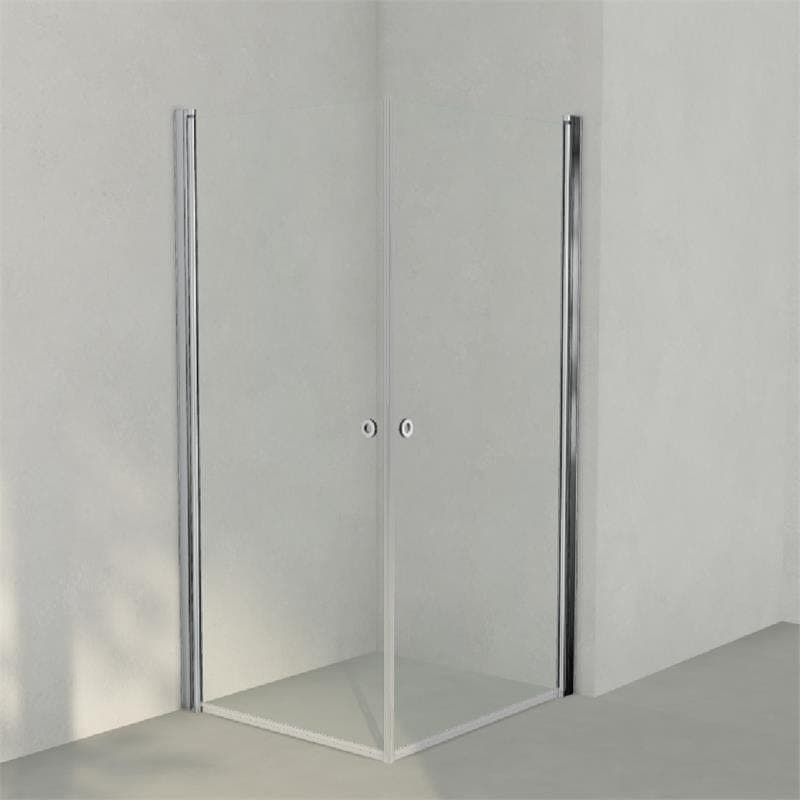 INR Dusjhjørne LINC ANGEL Klart Glass Krom / 90x100cm / Klart glass INR Iconic Nordic Rooms Dusjhjørne INR-51202391