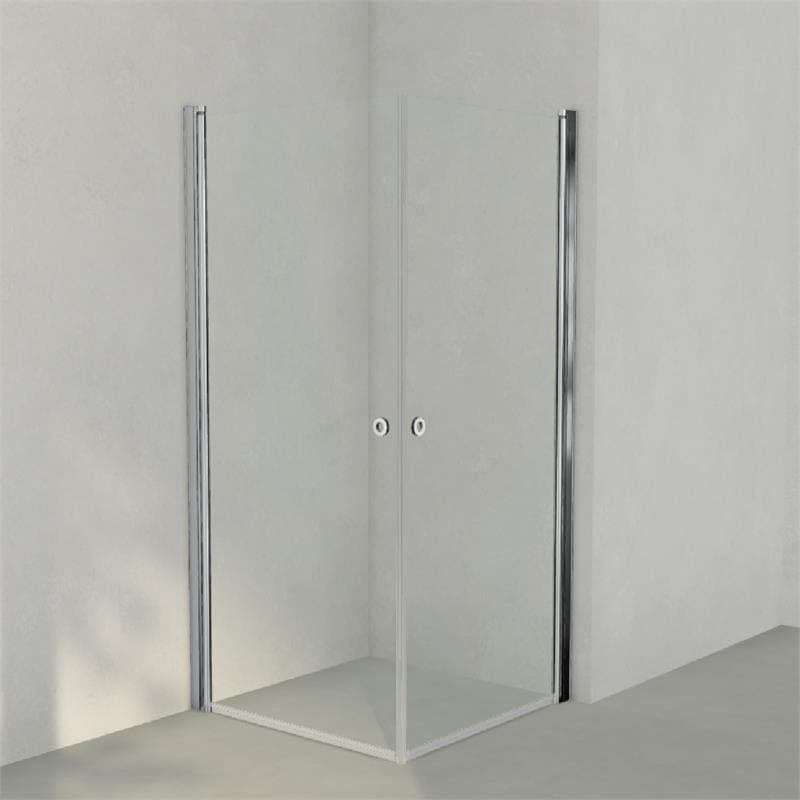 INR Dusjhjørne LINC ANGEL Klart Glass Krom / 90x90cm / Klart glass INR Iconic Nordic Rooms Dusjhjørne INR-51202399