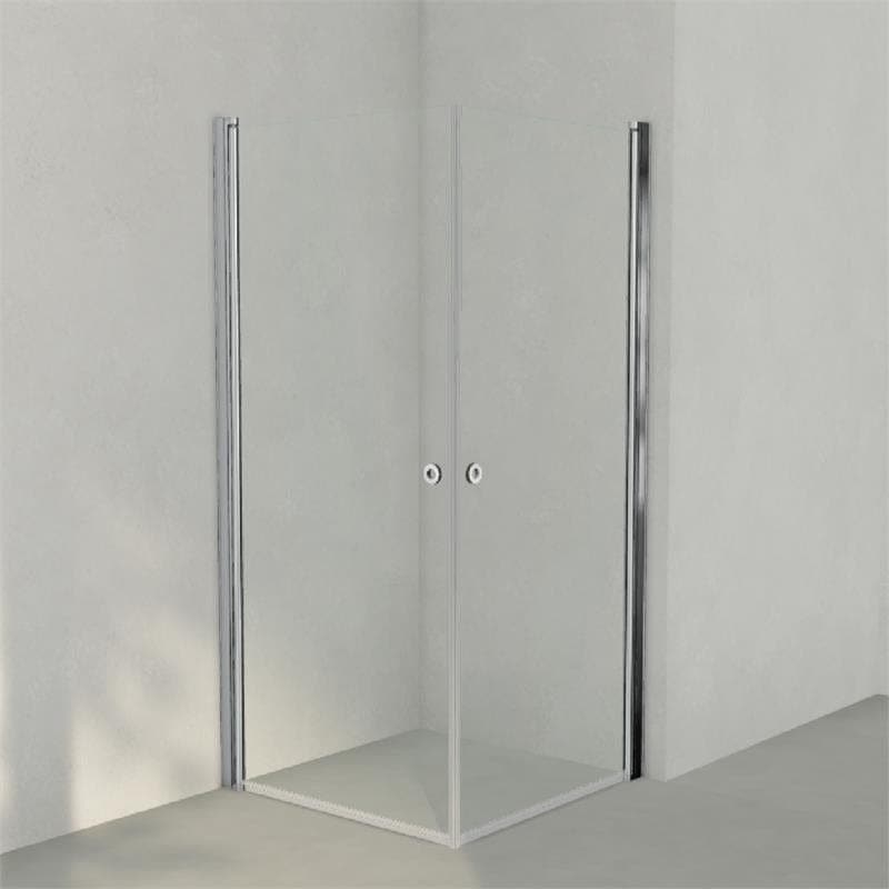 INR Dusjhjørne LINC ANGEL Klart Glass Krom / 90x90cm / Timeless klart glass INR Iconic Nordic Rooms Dusjhjørne INR-51211399