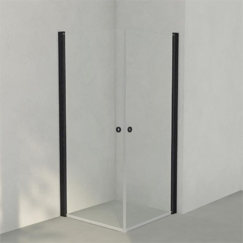 INR Dusjhjørne LINC ANGEL Klart Glass Svart matt / 90x90cm / Timeless klart glass INR Iconic Nordic Rooms Dusjhjørne INR-51211199