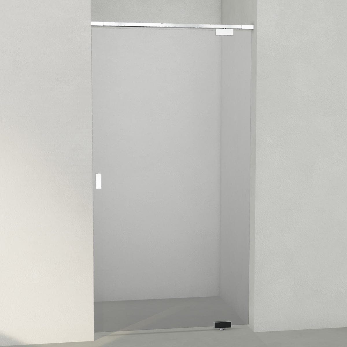 INR Dusjnisje EPIC 2 Måltilpasset Krom / Måltilpasset - høyre / Grått glass INR Iconic Nordic Rooms Dusjnisje INR-702203300