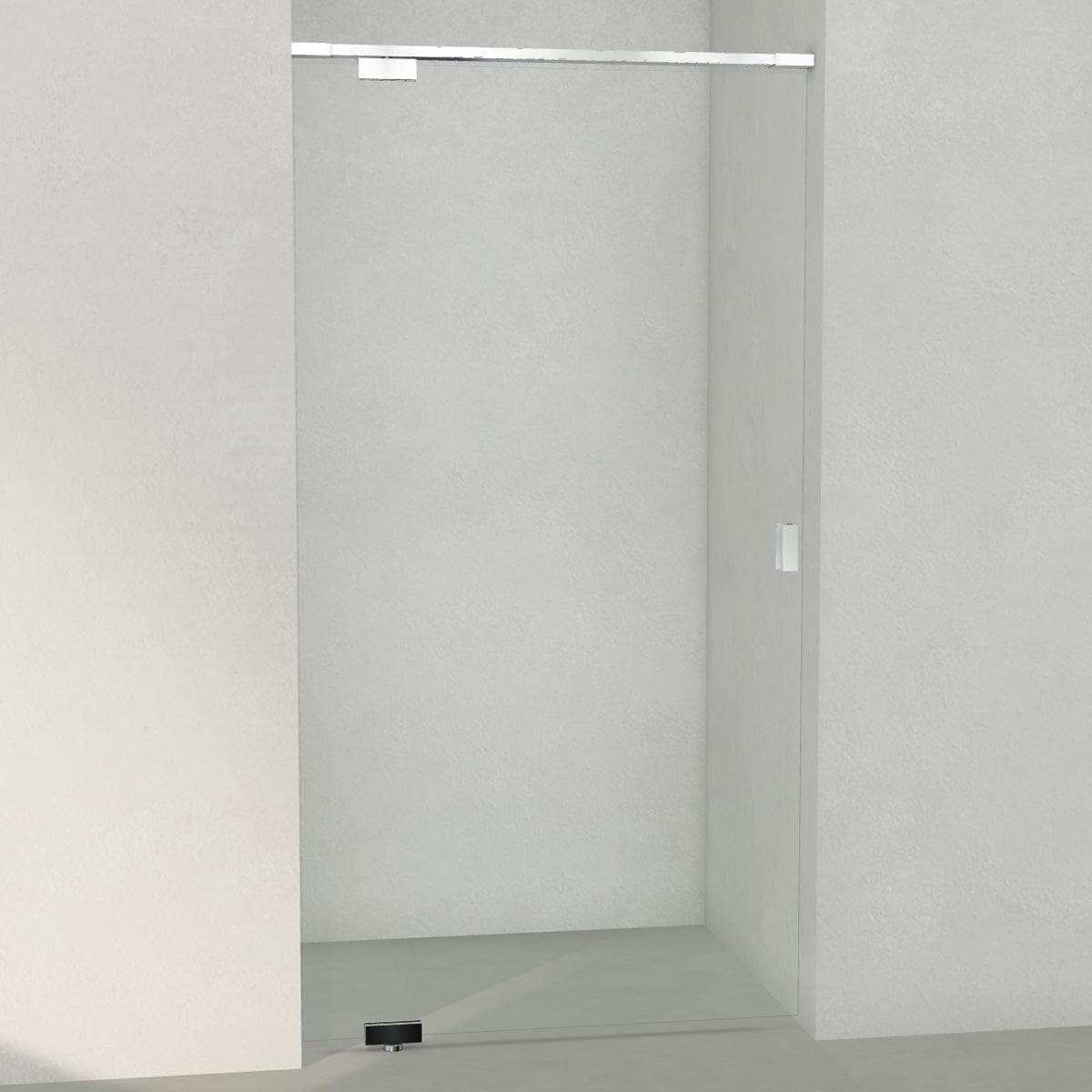 INR Dusjnisje EPIC 2 Måltilpasset Krom / Måltilpasset - venstre / Klart glass INR Iconic Nordic Rooms Dusjnisje INR-702102300