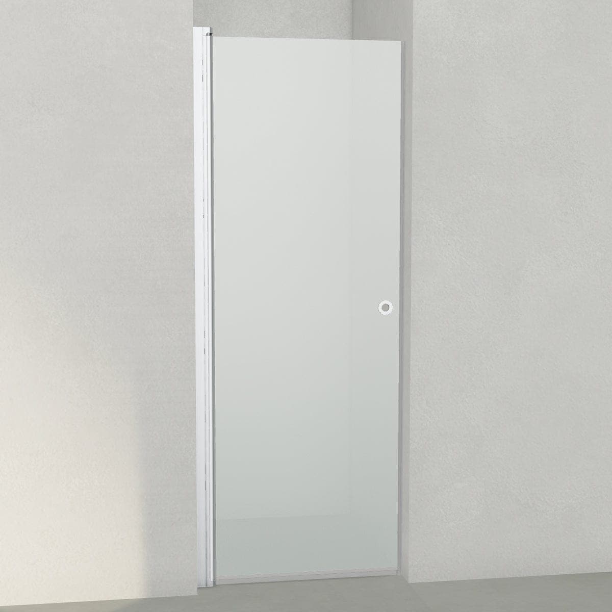 INR Dusjnisje LINC 2 Original Matt aluminium / 77,5cm / Frostet glass INR Iconic Nordic Rooms Dusjnisje INR-50210980