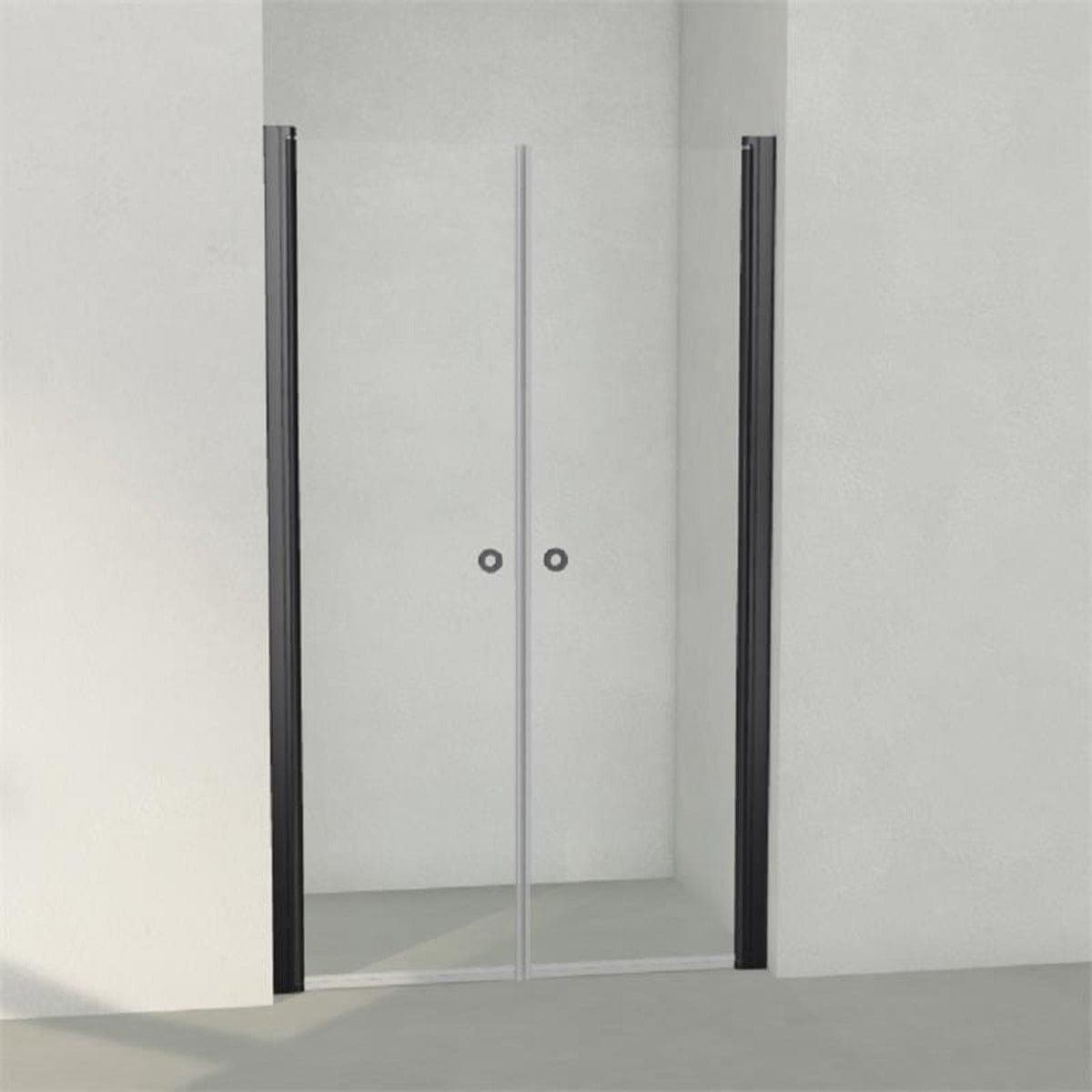 INR Dusjnisje LINC 3 Måltilpasset Svart matt / Måltilpasset / Timeless klart glass INR Iconic Nordic Rooms Dusjnisje INR-50311100