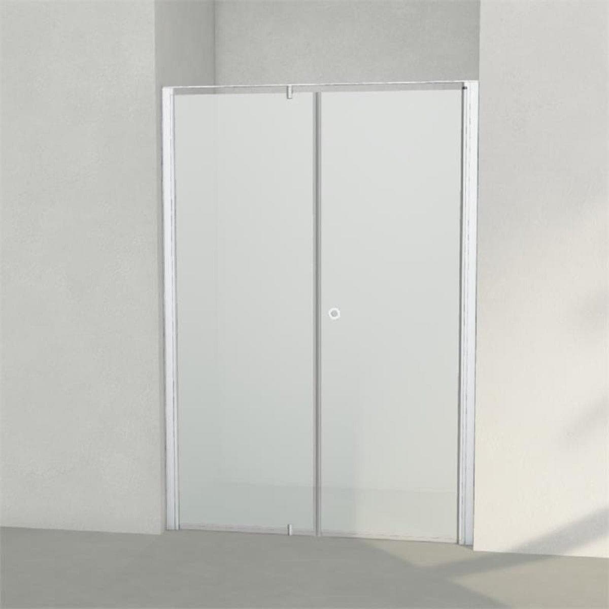 INR Dusjnisje LINC 4 Måltilpasset Matt aluminium / Måltilpasset - høyre / Frostet glass INR Iconic Nordic Rooms Dusjnisje INR-504210900