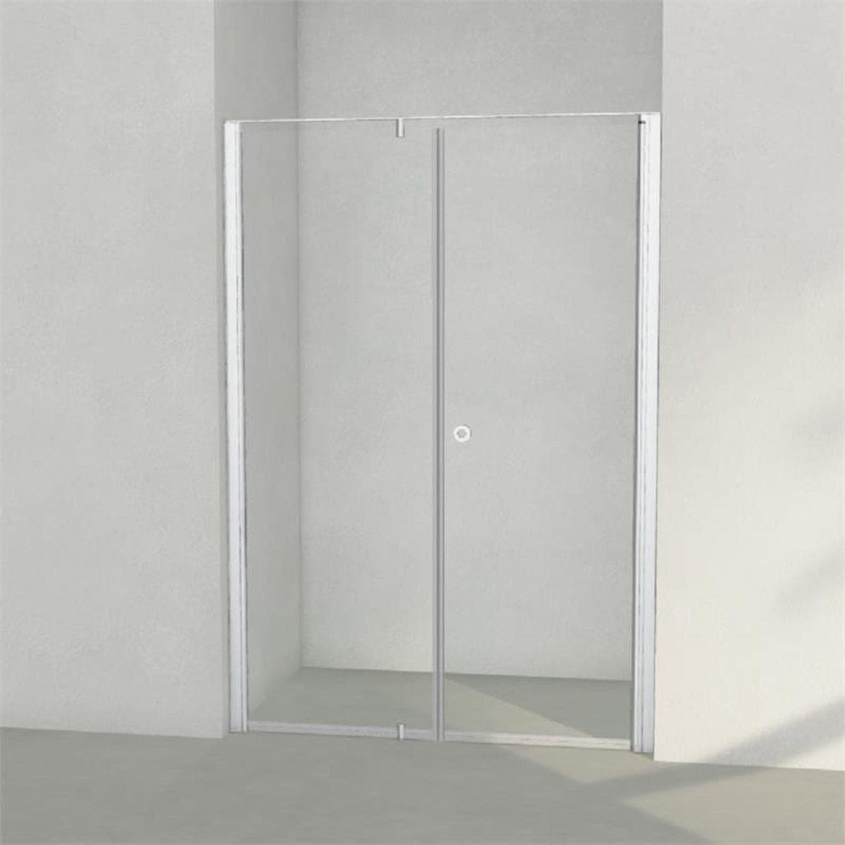 INR Dusjnisje LINC 4 Måltilpasset Matt aluminium / Måltilpasset - høyre / Timeless klart glass INR Iconic Nordic Rooms Dusjnisje INR-504211900