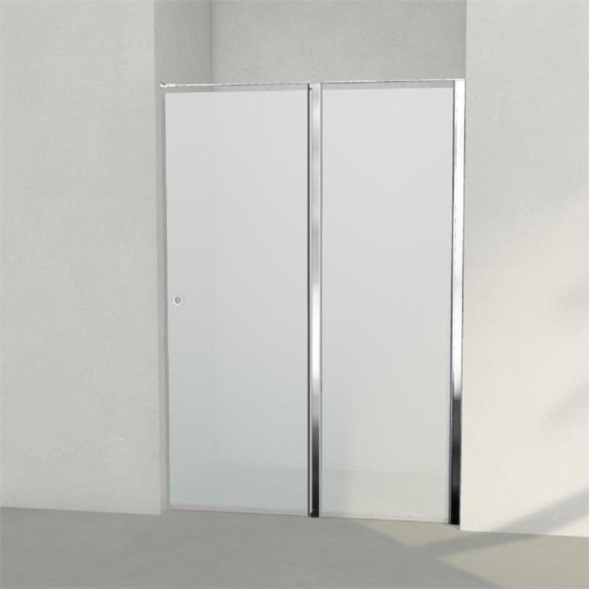INR Dusjnisje LINC 5 Måltilpasset Krom / Måltilpasset - høyre / Frostet glass INR Iconic Nordic Rooms Dusjnisje INR-505210300