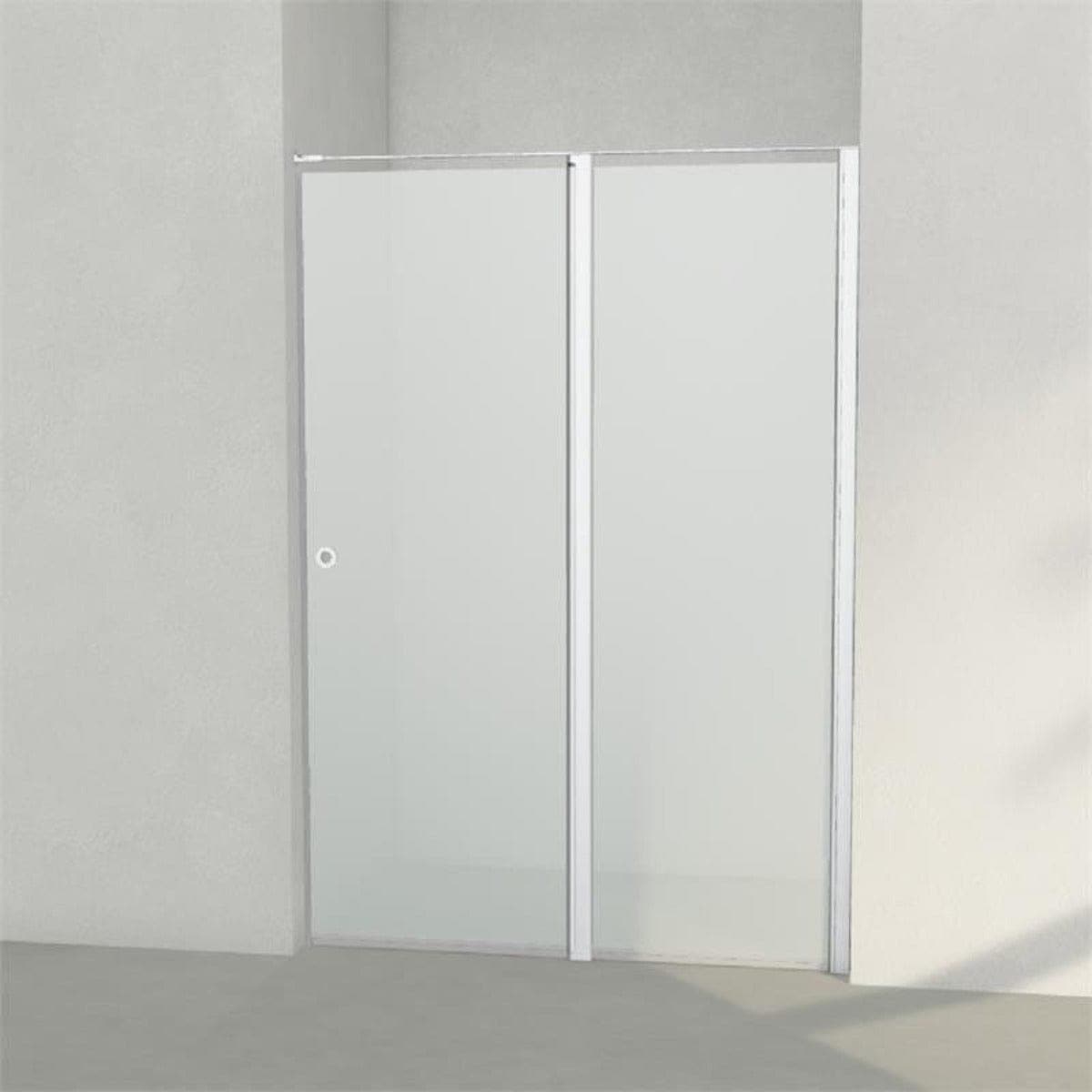 INR Dusjnisje LINC 5 Måltilpasset Matt aluminium / Måltilpasset - høyre / Frostet glass INR Iconic Nordic Rooms Dusjnisje INR-505210900