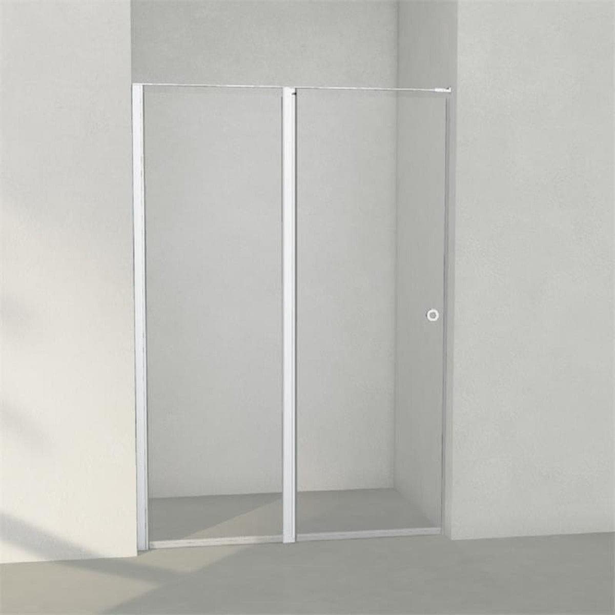 INR Dusjnisje LINC 5 Måltilpasset Matt aluminium / Måltilpasset - venstre / Grått glass INR Iconic Nordic Rooms Dusjnisje INR-505103900