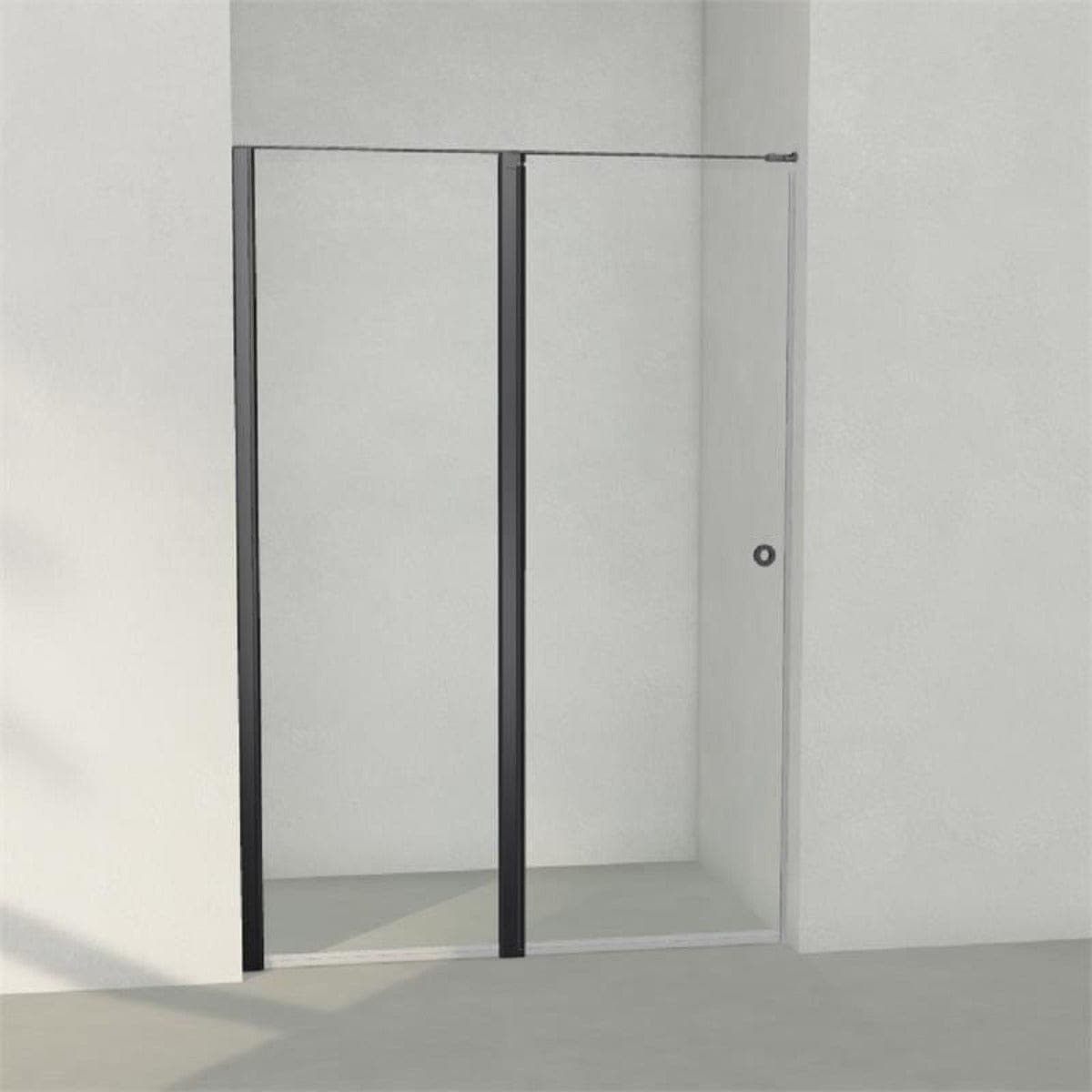 INR Dusjnisje LINC 5 Måltilpasset Svart matt / Måltilpasset - venstre / Timeless klart glass INR Iconic Nordic Rooms Dusjnisje INR-505111100