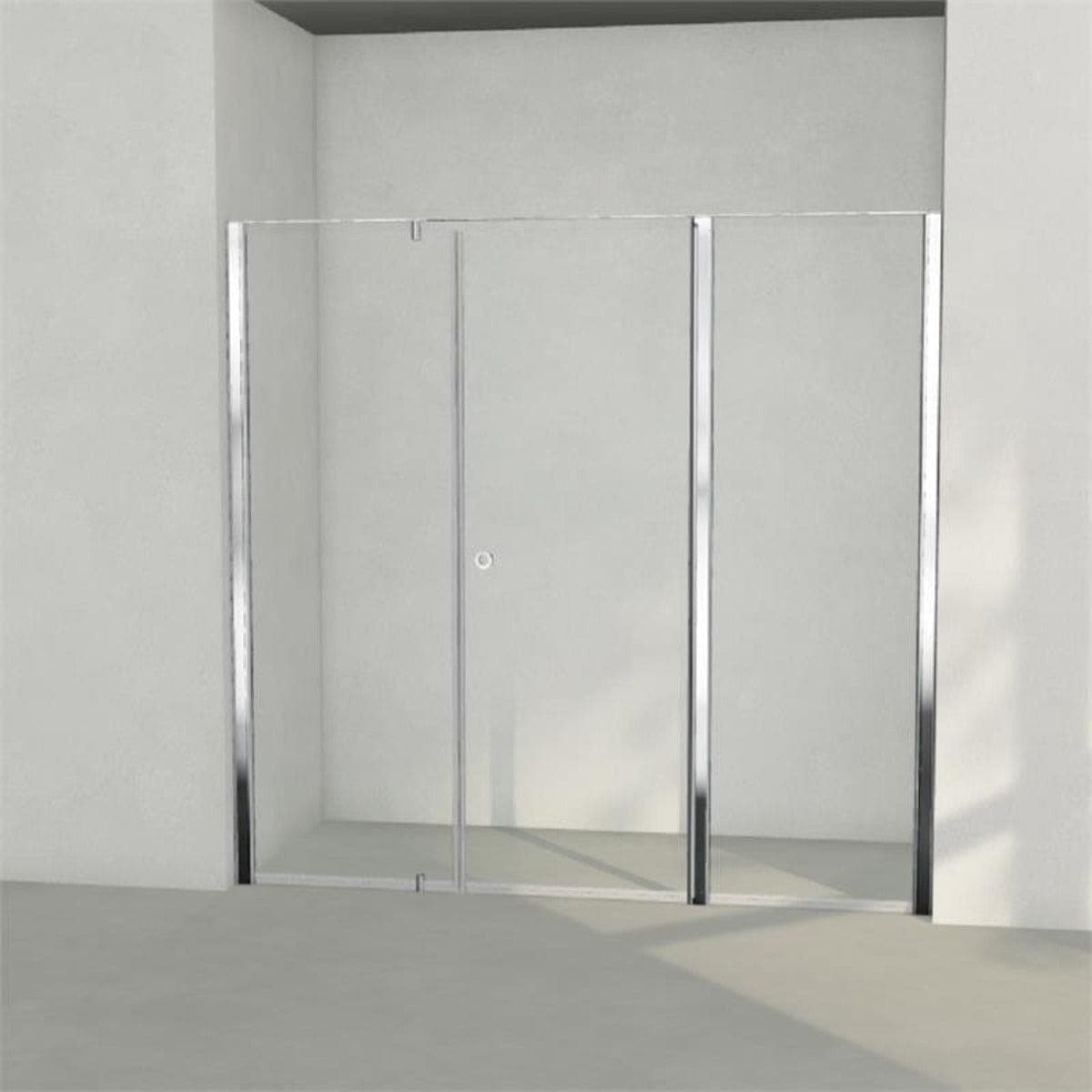 INR Dusjnisje LINC 7 Måltilpasset Krom / Måltilpasset - venstre / Timeless klart glass INR Iconic Nordic Rooms Dusjnisje INR-507111300