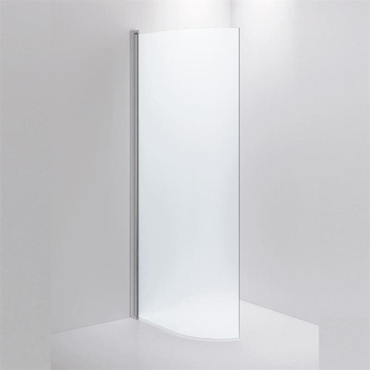 INR Dusjvegg LINC JOSEPHINE B78 og B88cm Matt aluminium / 88cm / Frostet glass INR Iconic Nordic Rooms Dusjvegg INR-55810990