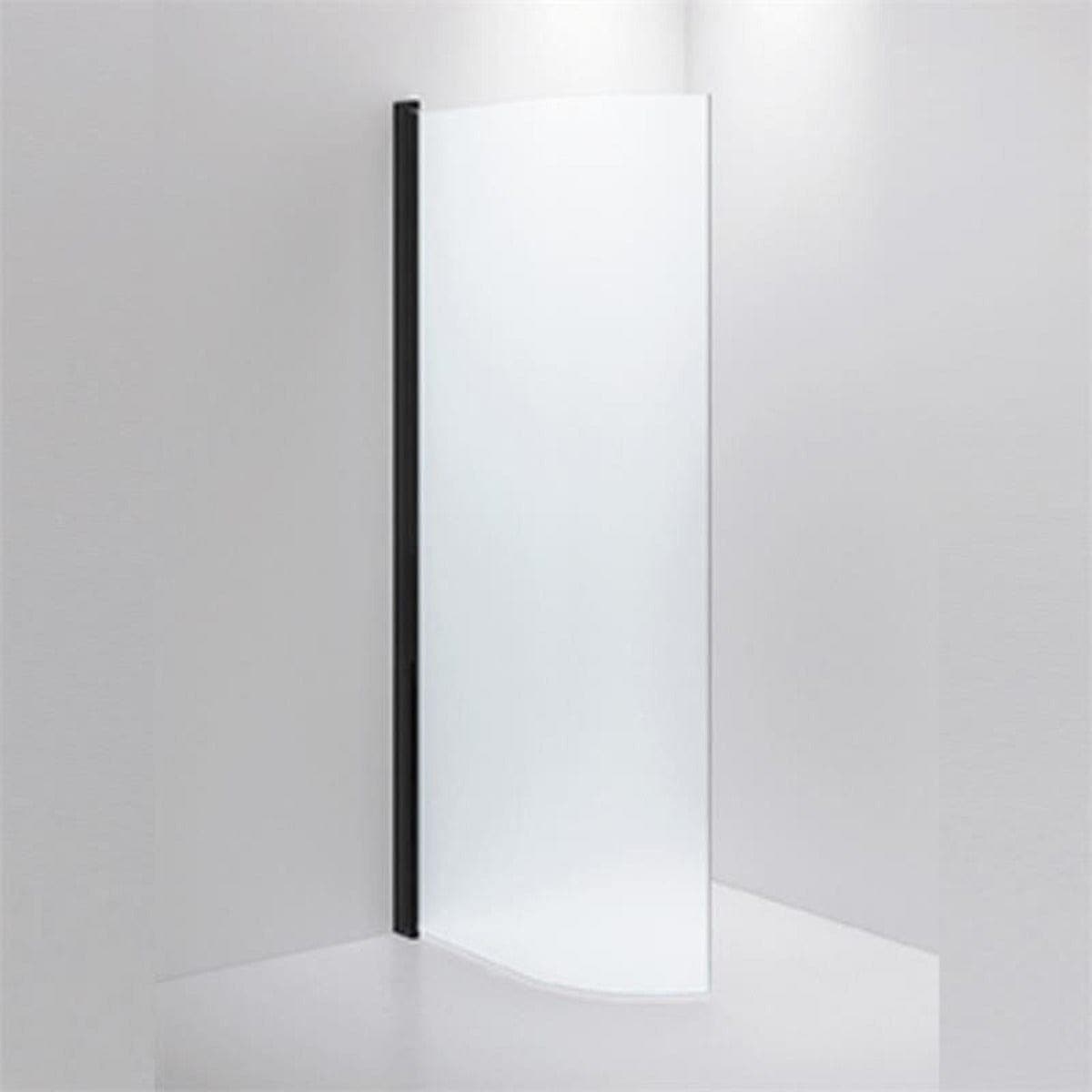 INR Dusjvegg LINC JOSEPHINE B78 og B88cm Svart matt / 88cm / Frostet glass INR Iconic Nordic Rooms Dusjvegg INR-55810190