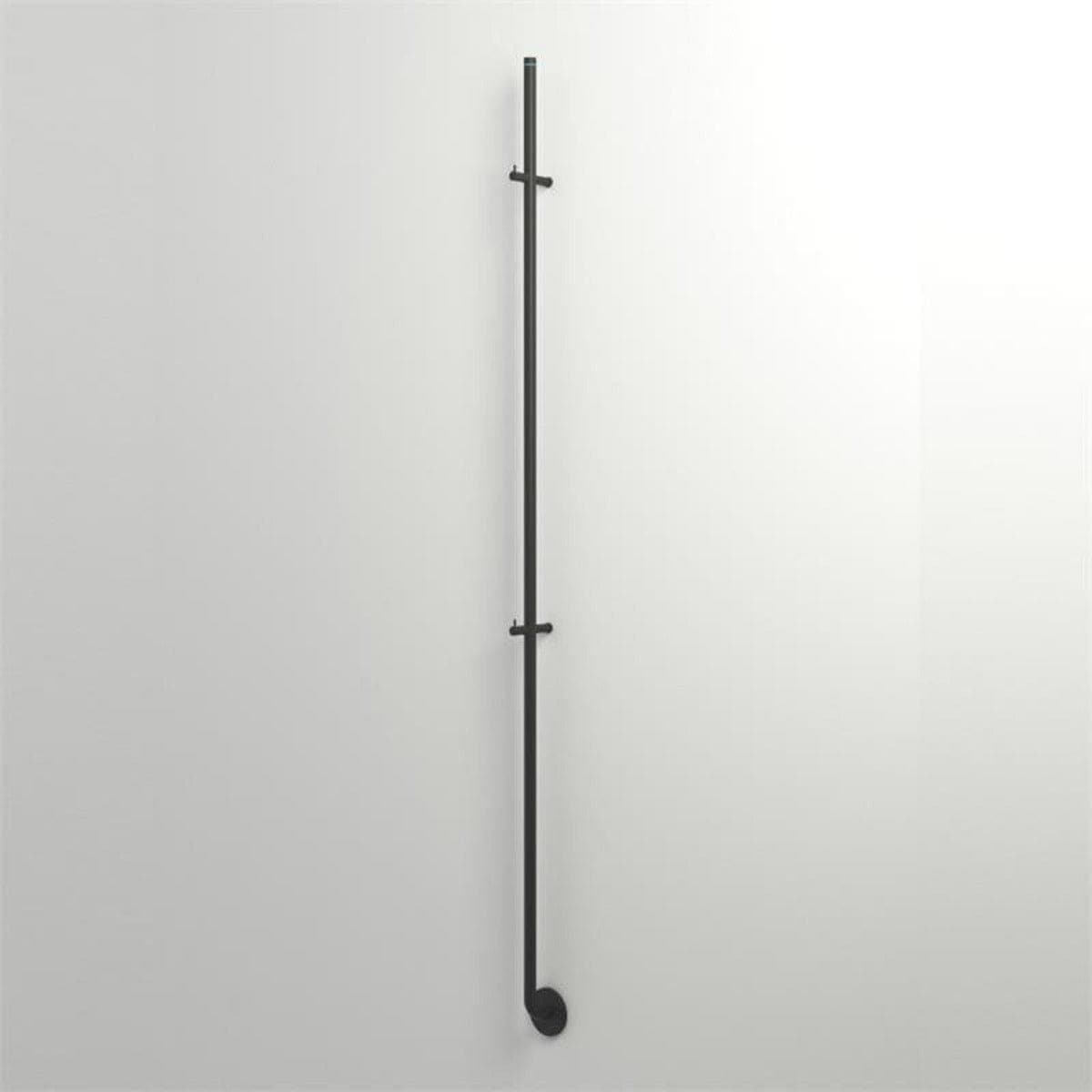 INR Line Håndkletørker H175cm Svart matt INR Iconic Nordic Rooms Håndkletørker strøm INR-80000610