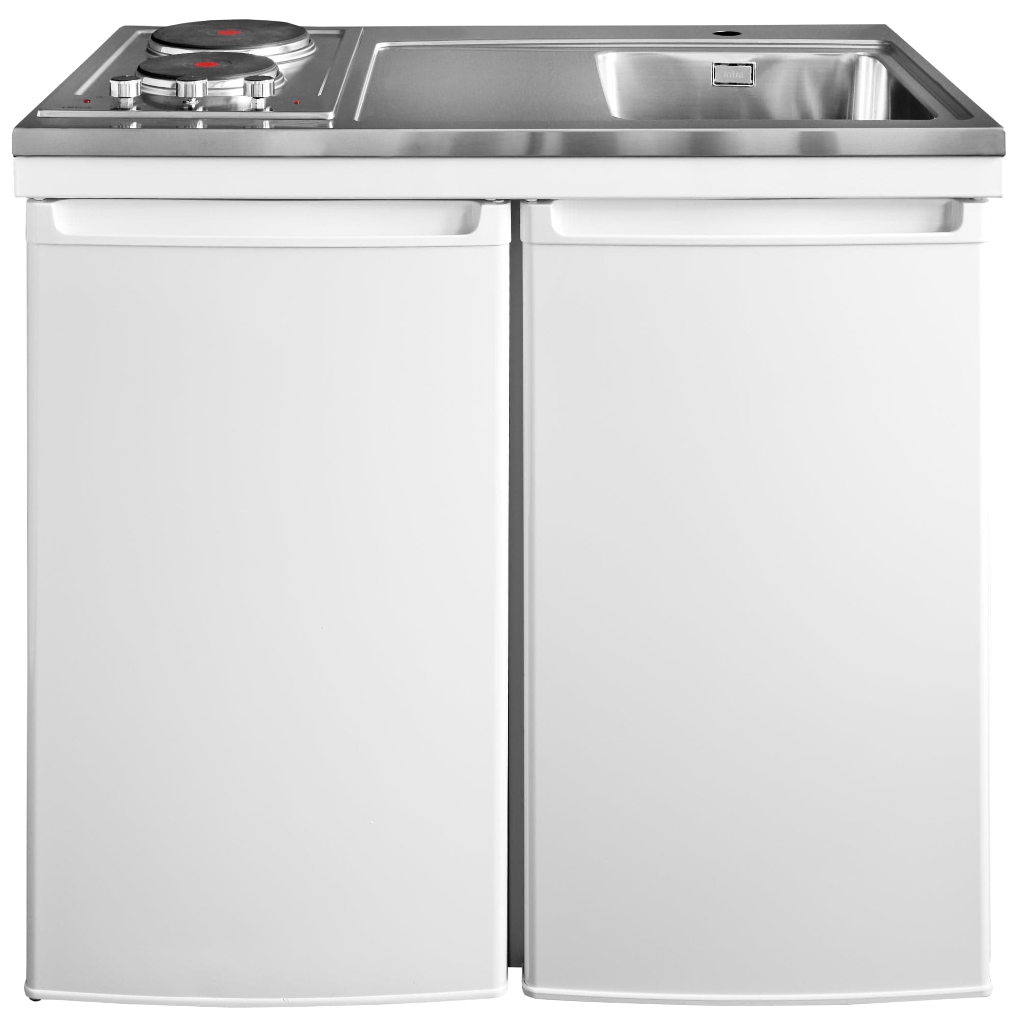 Intra Culina CKCUL1000-KP Minikjøkken med kokeplater - B100cm Høyre kum / Ja (CKCUL1000-KP) Intra Minikjøkken AH-CKCUL1000R-KP