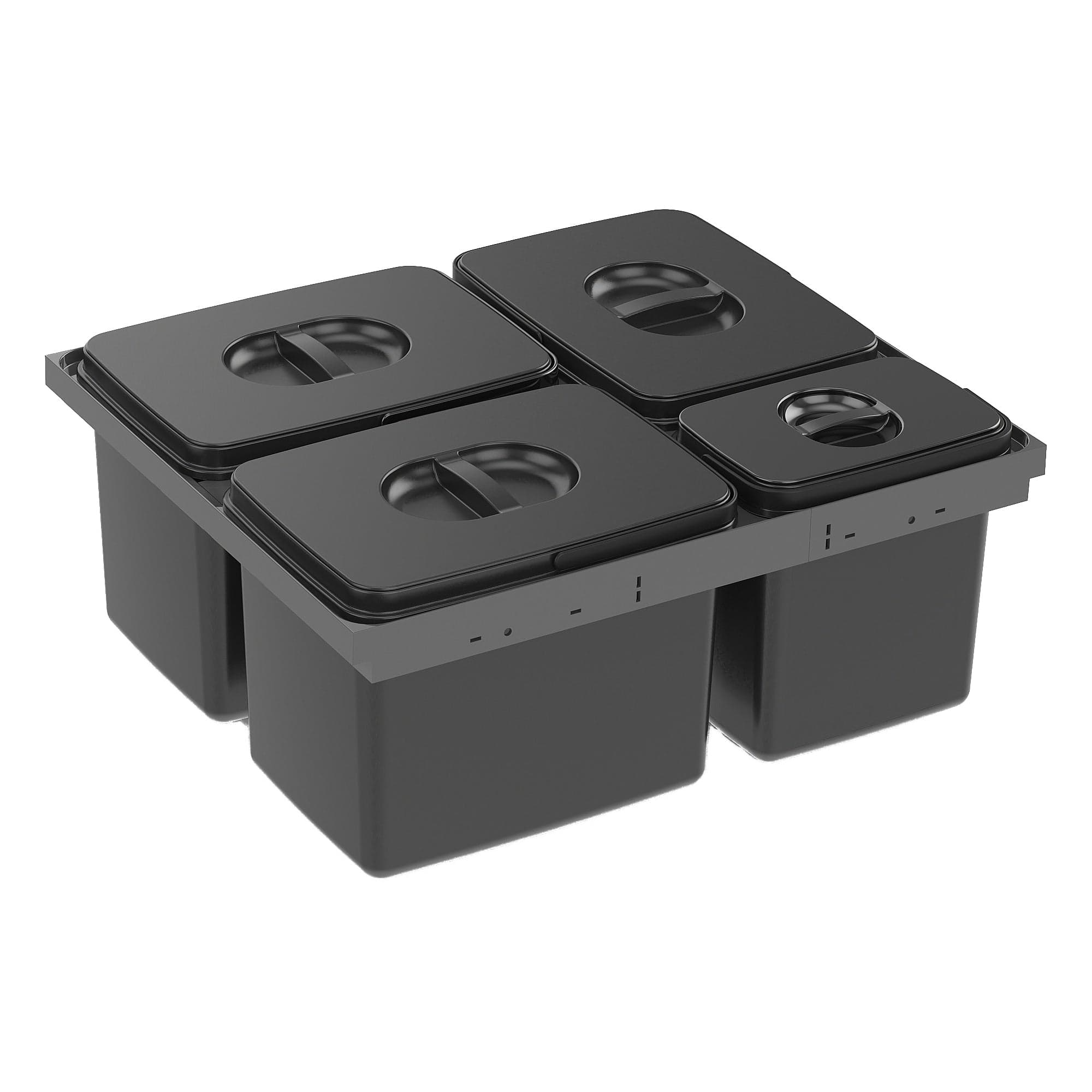 Intra Jazz Kildesortering for Skuff 3x12 + 1x5 liter Intra Kildesortering GRO-JAZZ60-4