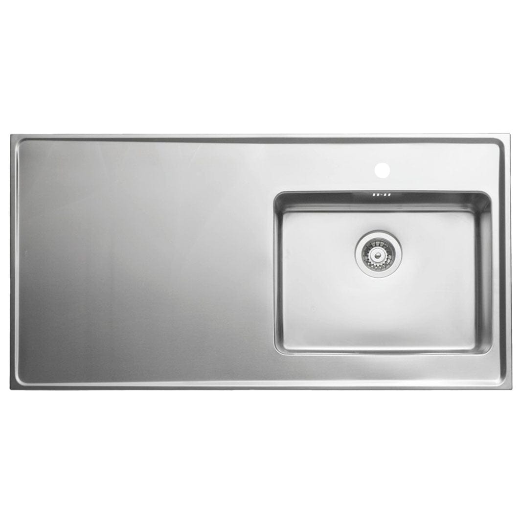 Intra Qube F12 Heldekkende Kjøkkenvask Høyre kum Intra Kjøkkenvask AH-6320034
