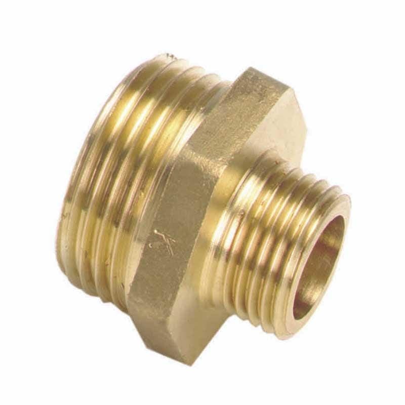 Isiflo Messing Overgang Ansatsnippel 1 1/2"x1 1/4" Isiflo Ansatsnippel AH-5020405