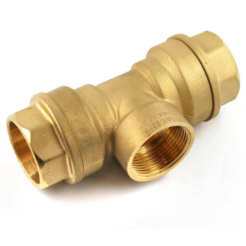 Isiflo T-rør med Innvendig Gjenger 25mmx3/4"x25mm Isiflo T-rør PE AH-2562729