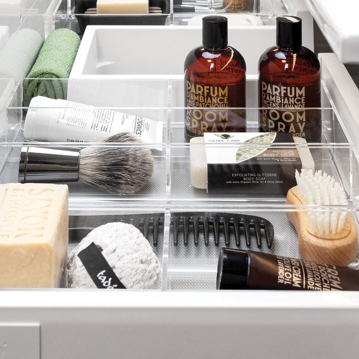 Korsbakken Skuffeinndeler plexiglass sett for 60-120cm skuff 80cm Korsbakken Tilbehør møbler KO-515100080