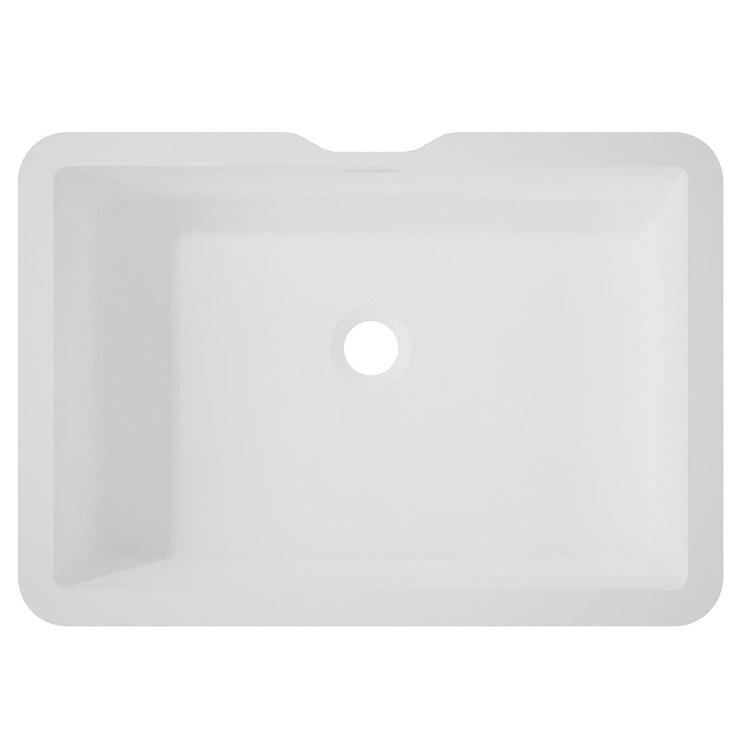 Linn Bad Eir Corian Underlimt Servant ferdig montert Hvit matt Linn Bad Nedfelling LB-3805C