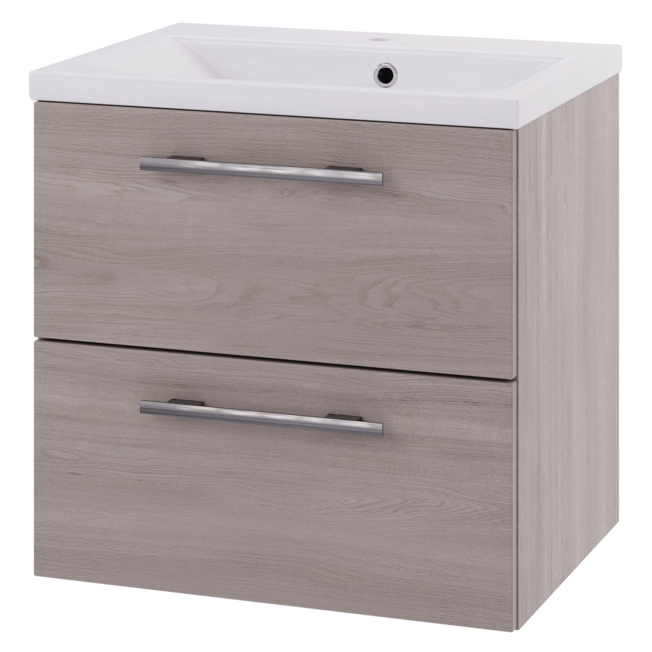 Linn Bad Ingrid D45cm Servantskap Lys eik / 60cm / 2 skuffer Linn Bad Servantskap LB-110206