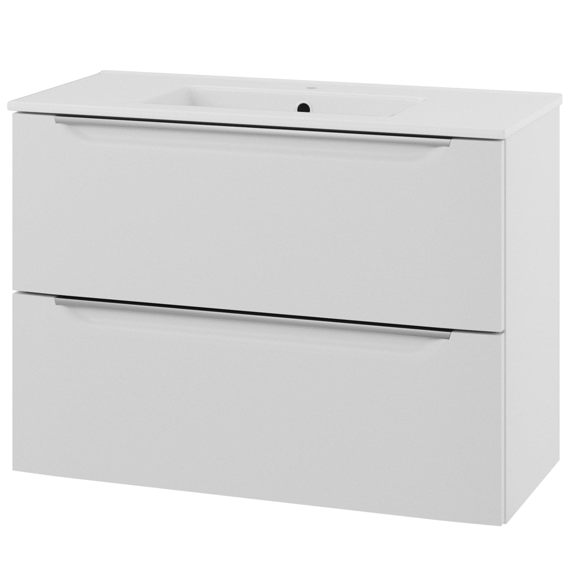 Linn Bad Mari Smal D35cm Servantskap Hvit matt / 80cm Linn Bad Servantskap LB-117108