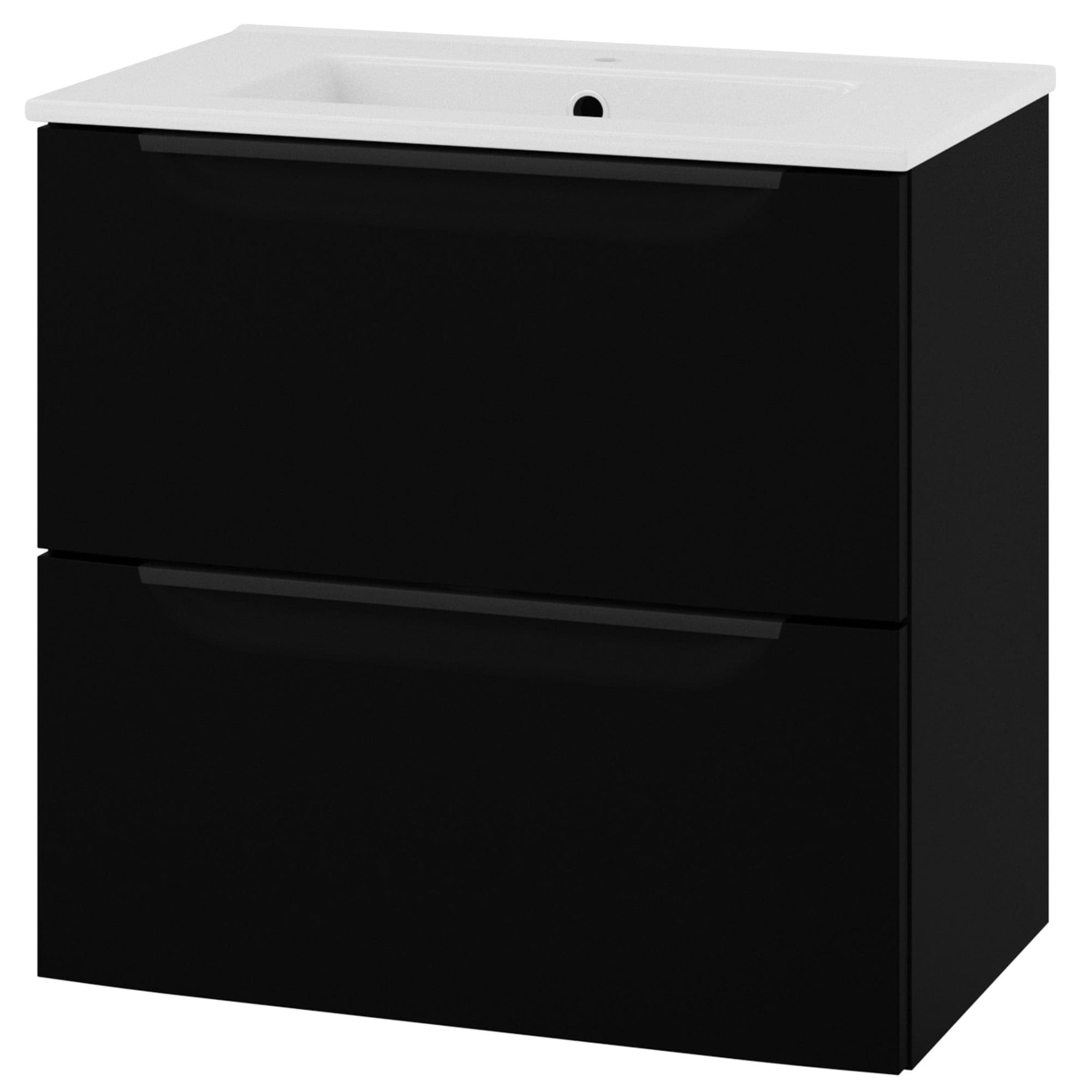 Linn Bad Mari Smal D35cm Servantskap Svart matt / 60cm Linn Bad Servantskap LB-127706