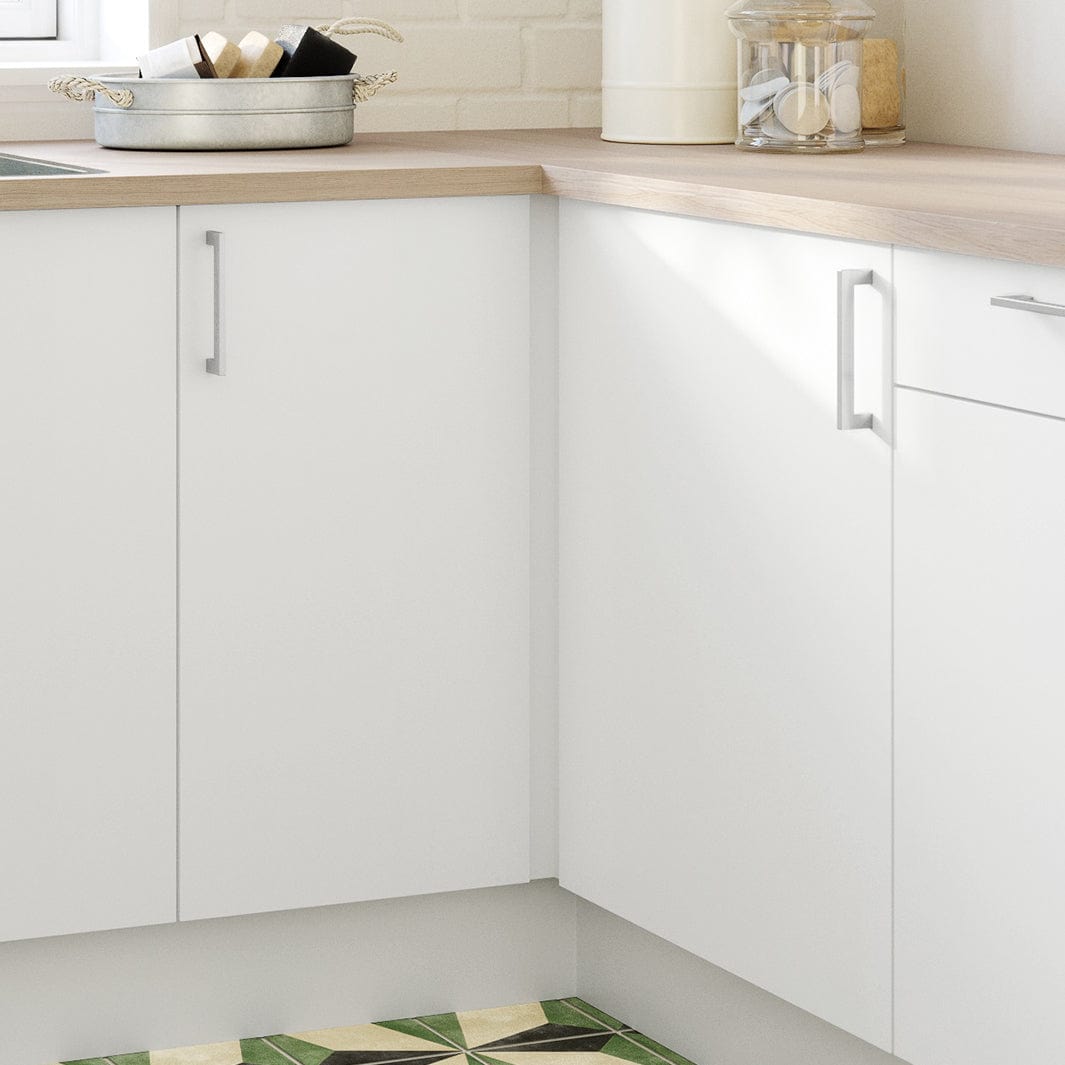 Linn Bad Underskap Hjørne for vaskerom Hvit matt / Høyre Linn Bad Benkeskap vaskerom LB-7008516-h